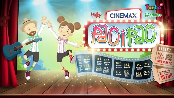 Detská skupina PACI PAC vyráža na Cinemax turné, zahrá v kinosálach po ...
