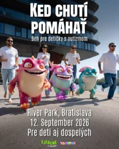 Za každým krokom je príbeh. Charitatívny beh pomôže rodinám detí s autizmom! Zaujímavosti