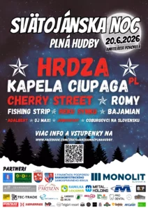 Svätojánska Noc Plná Hudby aj v roku 2026 Festivaly