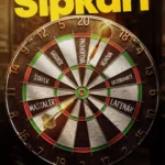 Filmový plakát Šipkaři: terč s farebnými poli a jmény hráčov, žltý titul hore, premiéra v kinách 15. októbra 2026.