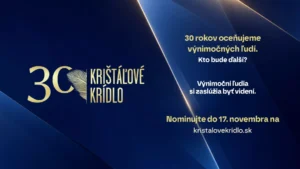 Koho by malo poznať celé Slovensko? Nominácie na jubilejný 30. ročník Krištáľového krídla sú otvorené Kultúra
