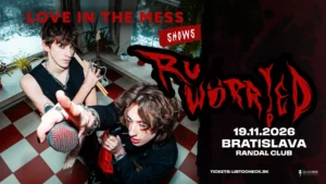 RUWORR!ED prichádzajú do Bratislavy. Po prvýkrát odohrajú na Slovensku vlastný koncert! Hudba