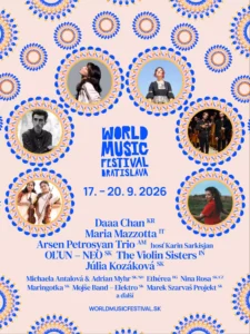 World Music Festival Bratislava vykročí do druhého desaťročia Festivaly